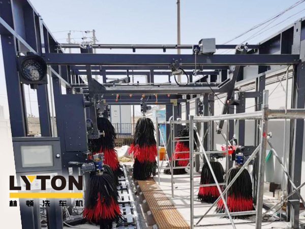 樹成品油終端市場核心競爭能力，打造一站式增值服務平臺！常州耀昌加油站配置林頓經典FX/80系列隧道連續式洗車機