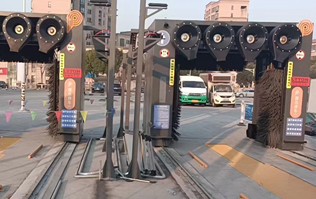 環保節水效率高！兩臺林頓龍門往復式全自動洗車機即將竣工！