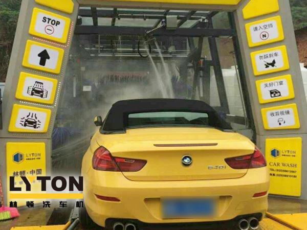 高效快捷，安全可靠！林頓FX11電腦洗車機(jī)高端車型清洗！